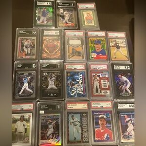 Available mix n match ohtani Jeter judge Yankees mets panini rookie graded cards